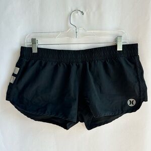Hurley women's black athletic/board shorts